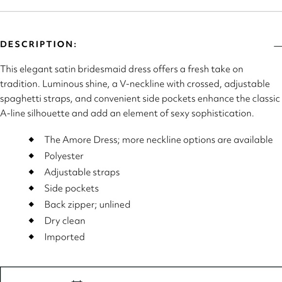 Spaghetti Strap Satin Wine Bridesmaid Dress with V-Neck
DAVID\'S BRIDAL